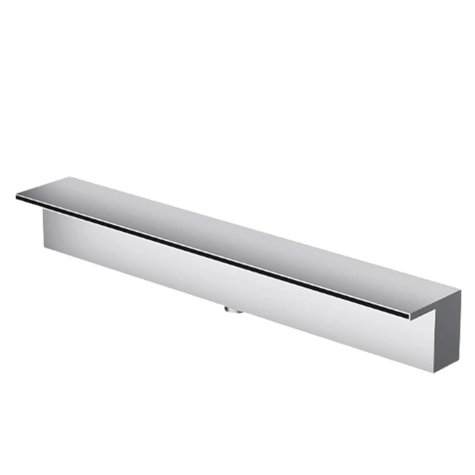 TYH Kit di Scarico a Cascata per laghetto, da Incasso a Parete, per laghetti da Giardino, Fontana a Cascata in Acciaio Inox per Piscina (20-200 cm)