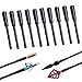 Hxyxbnhno 10Pcs Aluminium Archerys Arrows Insert Hunting Arrows Penetrators Insert for 4.2mm Arrows Shaft Arrows Insert Accessory