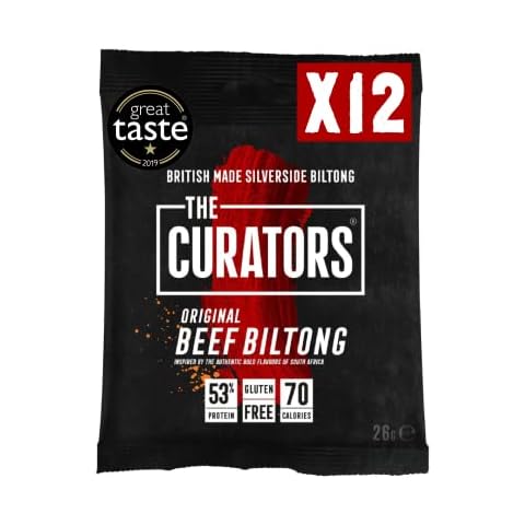 THE CURATORS High Protein Beef Biltong Snacks Cover