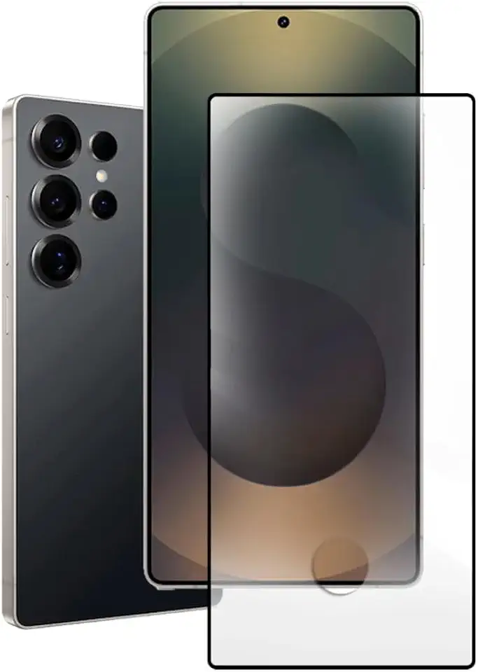 Película De Vidro 3D 9H Com Cobertural Total Da Tela Para Samsung Galaxy S25 Ultra
