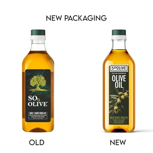 Image of Jivo So-Olive Oil 1L | Blend of Rice Bran & Olive Oil | Ideal for Daily Cooking & Frying