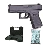 confezione pistola airsoft modello galaxy g.15 spring/interamente in metallo/potenza 0,5 joule/fornita con accessori