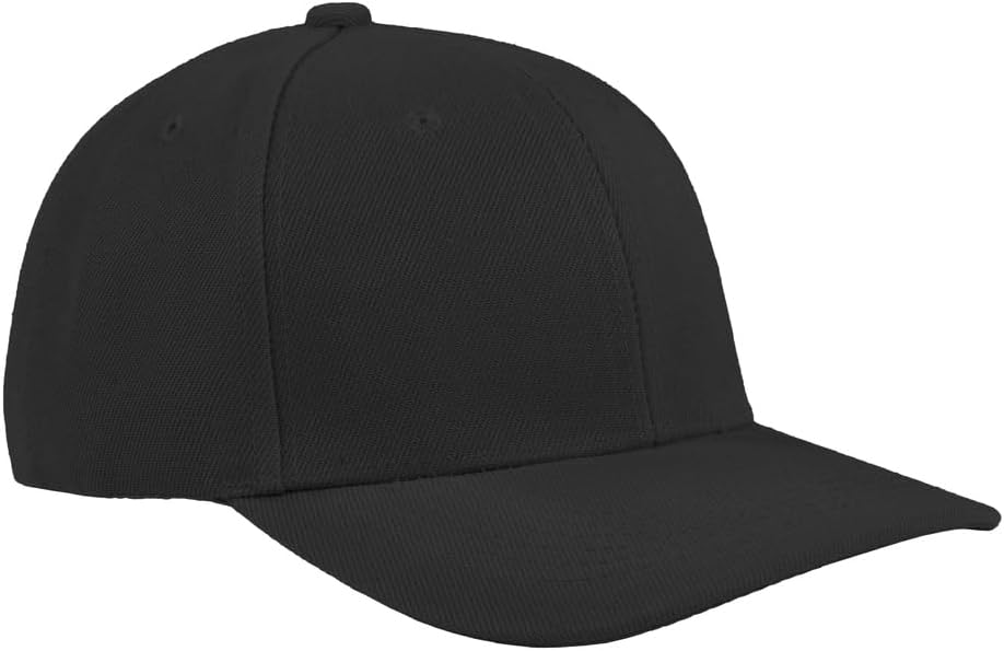 TK Flex Blank Baseball Cap 12 Pack, Plain Dozen Adjustable Casual Unisex Caps Black - Image 2