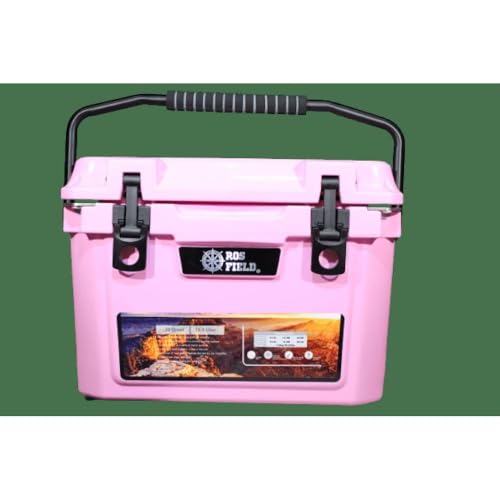 ROS FIELD クーラーボックス ピンク ハード 18.9L/20QT / キャンプ 災害 アウトドア /