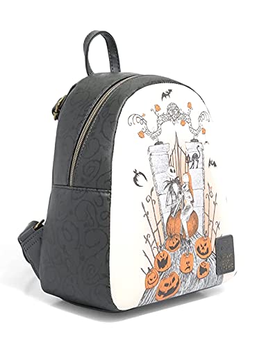 Loungefly The Nightmare Before Christmas Jack & Sally Graveyard Mini Backpack2