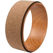 Yoga Wheel for Backbend Roller Yoga Exerciser Durable Natural Cork Perfect for Spine Stretch