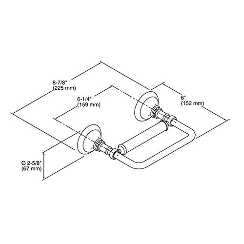 Kohler K-72573-Cp Artifacts Pivoting Toilet Tissue Holder, Polished Chrome #TOP2