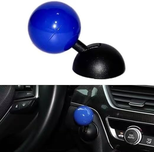 Car Engine Start Stop Button Joystick for MG ZS EV, New Metal Engine Start Button Cover Decorative Accessories,B/Blue