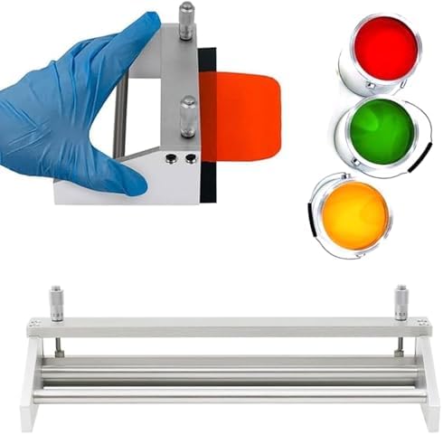 Adjustable Film Applicator Coater 0-3500μm, Lab Doctor Blade Machine for Wet Film Preparation, Precision 2μm, Magnetic Suction, 55-300mm Coating Width