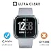 CAVN 4-Pack Screen Protector Compatible with Fitbit Versa / Versa Lite Edition, Waterproof Tempered Glass Smartwatch Accessories[2.5D Round Edge] [9H Hardness] Ultra Clear] [Anti-Scratch]