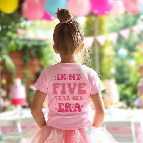 Toddler GILR Two Three Four Five Birthday Shirt in My Two-Five Years Old Era T-Shirts3