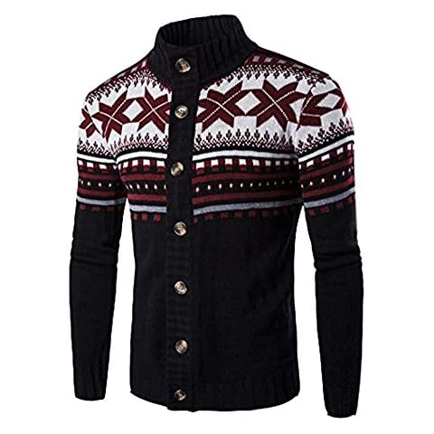 Jersey De Navidad Cardigan Negro Cover