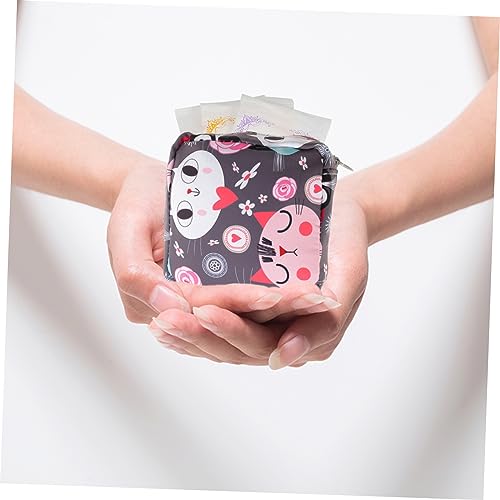 HAPINARY 2 Peças Bolsa De Armazenamento De Toalha Da Tia Bolsa De Guardanapo Sanitário Suporte De Al