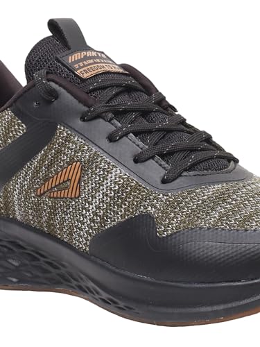 Image of Impakto EverStride Men Running Shoes | Badminton Sport Shoes | Non Marking Sole for Sport Activity | Cushioned Insole | Skid Resistant