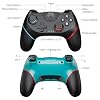 Diswoe Switch Controllers, 2 Pack Wireless Pro Controller for Switch 2/Lite/OLED with Mappable Buttons, Hall Effect Gaming Controller for PC/Android with Motion Control/Vibration/Turbo/Wake Up