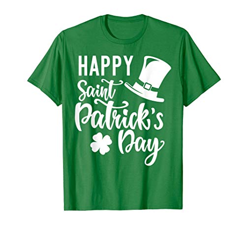 Feliz Día de San Patricio Trébol de la Suerte Regalo Irlandé Camiseta