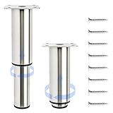 👍【Design universale】: il versatile design argentato si adatta a qualsiasi stile e arredamento, valorizzando visivamente l'arredamento e lo spazio abitativo.