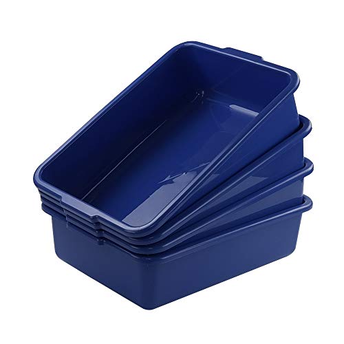 Cand Commercial Bus Tubs, 13 L Plastic Bus Box/Wash Basin, 4 Packs - Thumbnail 5