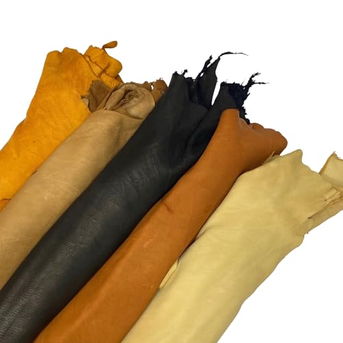 A Grade Deerskin Large Leather Hides - 2-3 oz (10-12 SqFt, Smoke)