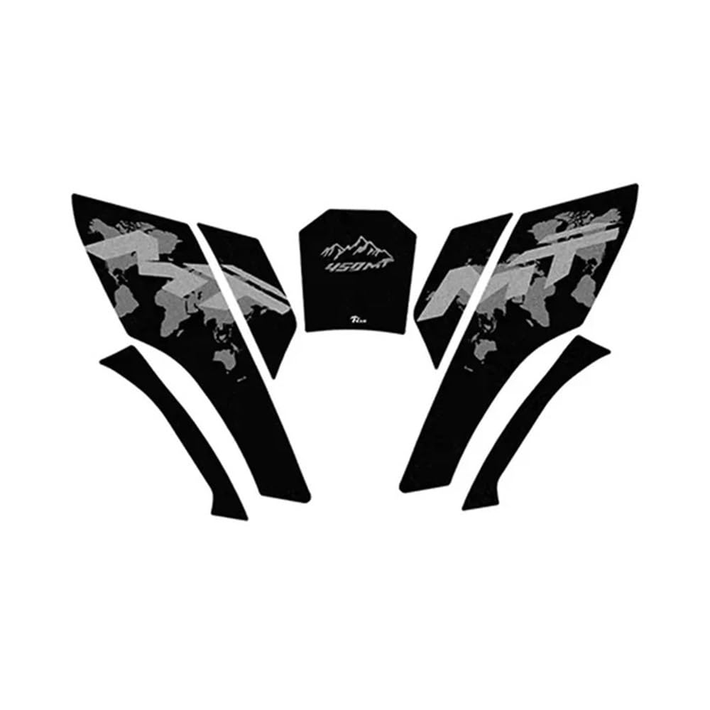 Motorcycle Side Sticker Fuel Tank Pad for CFMOTO 450MT Anti-Slip Knee Pad Grip Pad Tank Grips Stickers Decal Protector Tanks Pad Protector