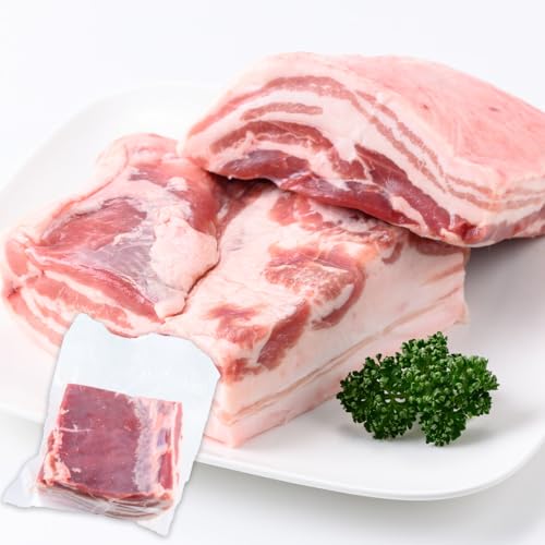 株式会社羽根 鹿児島県産豚肉バラブロック(計1.5kg・500g×3P) 豚肉 豚バラ 小分け[株式会社羽根]