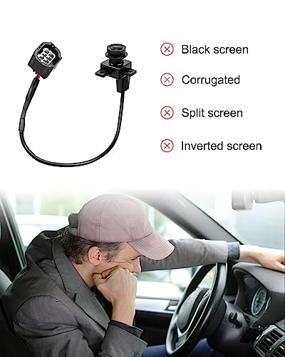 Image of Backup Camera Rear View Camera Fit for Dodge Ram 1500 2500 3500 2009-2012, Parking Assist Camera Replace 56054041AC 56054041AD