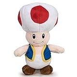 SUPER MARIO Bros - Peluche Seta Toad 30cm Calidad Super Soft