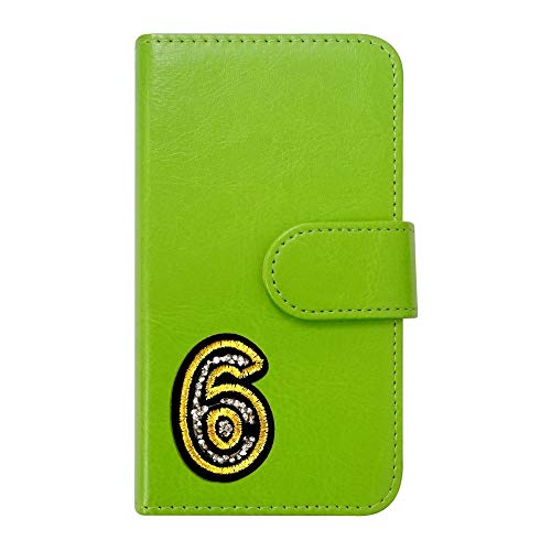 sslink Galaxy S26 Ultra 5G �Ή� �P�[�X �蒠�^ �i���o�[ 6 ���b�y�� �w�ԍ� ���� �f�R �L���L�� (�O���[��) �_�C�A���[�^�C�v ���J�� �J�[�h���[ �t���b�v �J�o�[ �X�}�[�g�t�H��