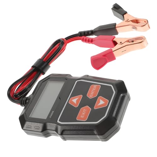 BRIGHTFUFU 1Pc Professional Car Battery Tester Digital Automotive Battery Analyzer for Accurate Measurement Easy Testing Tool Compatible with All Gasoline and Hybrid Vehicles
