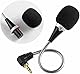CABLEPELADO Flexibles Mini-Mikrofon | Ersatzmikrofon für Gaming-Kopfhörer | Klinkenanschluss 3,5 mm | Schwanenhals | geeignet für Handy, PC, Laptop, Notebook, Podcast, Skype
