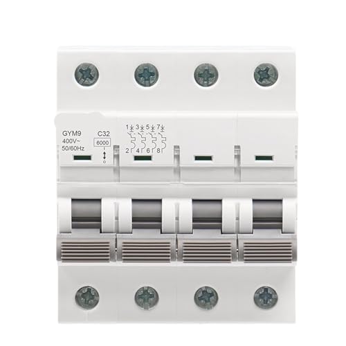 MCB disjoncteur 16A 4P GYM9 capacite coupure 6KA mini disjoncteur type AC