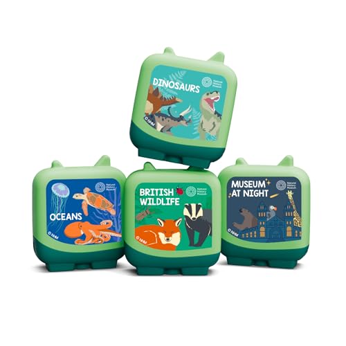 Audiolibros tonies Natural History Museum Discovery Crew solución educativa interactiva infantil