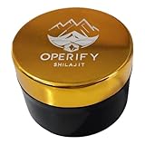 Operify - Shilajit original del Himalaya, 30 g, 100 % puro y auténtico, potenciador de energía natural (40 g)