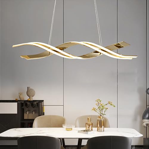 Plafond d'éclairage à LED de luxe et lampe suspendue moderne d'îlot