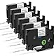 Markurlife TZe-231 Kompatibel mit Brother P-Touch Bänder 12mm Schwarz auf Weiß TZe231 TZ Tape 12mm 0.47 White Ptouch Schriftband für Brother PTouch PT H107B H100LB H110 D210 E100 D600VP 1000, 6er
