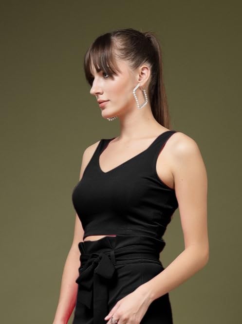 Image of OOMPH! Stretchable Sleeveless Crop Top