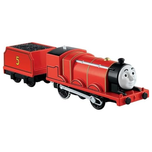 Thomas & Friends BML08 James, Thomas the Tank Engine Toy Engine, Trackmaster Toy Train, 3 Year Old