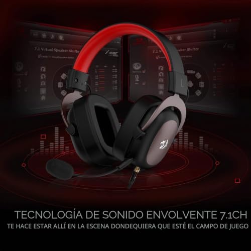 Cascos Gaming Audio de Alta Definición Redragon H510 Zeus 2 Micrófono PC 4