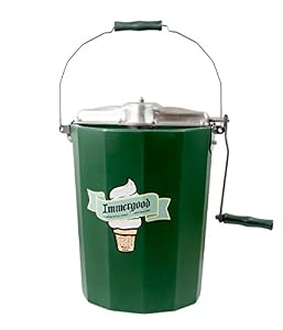 Immergood 6 Qt. Edelstahl Handkurbel Eismaschine