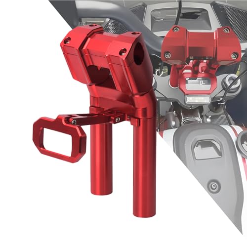 Rehausseurs de guidon de 25,4 cm avec compteur pour éliminer la fatigue en Harley FXBB