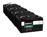 OGRPHY LiFePO4 Battery 12V 100Ah with 100A BMS, Grade A Cells Lithium Battery with 5000+ Deep Cycles