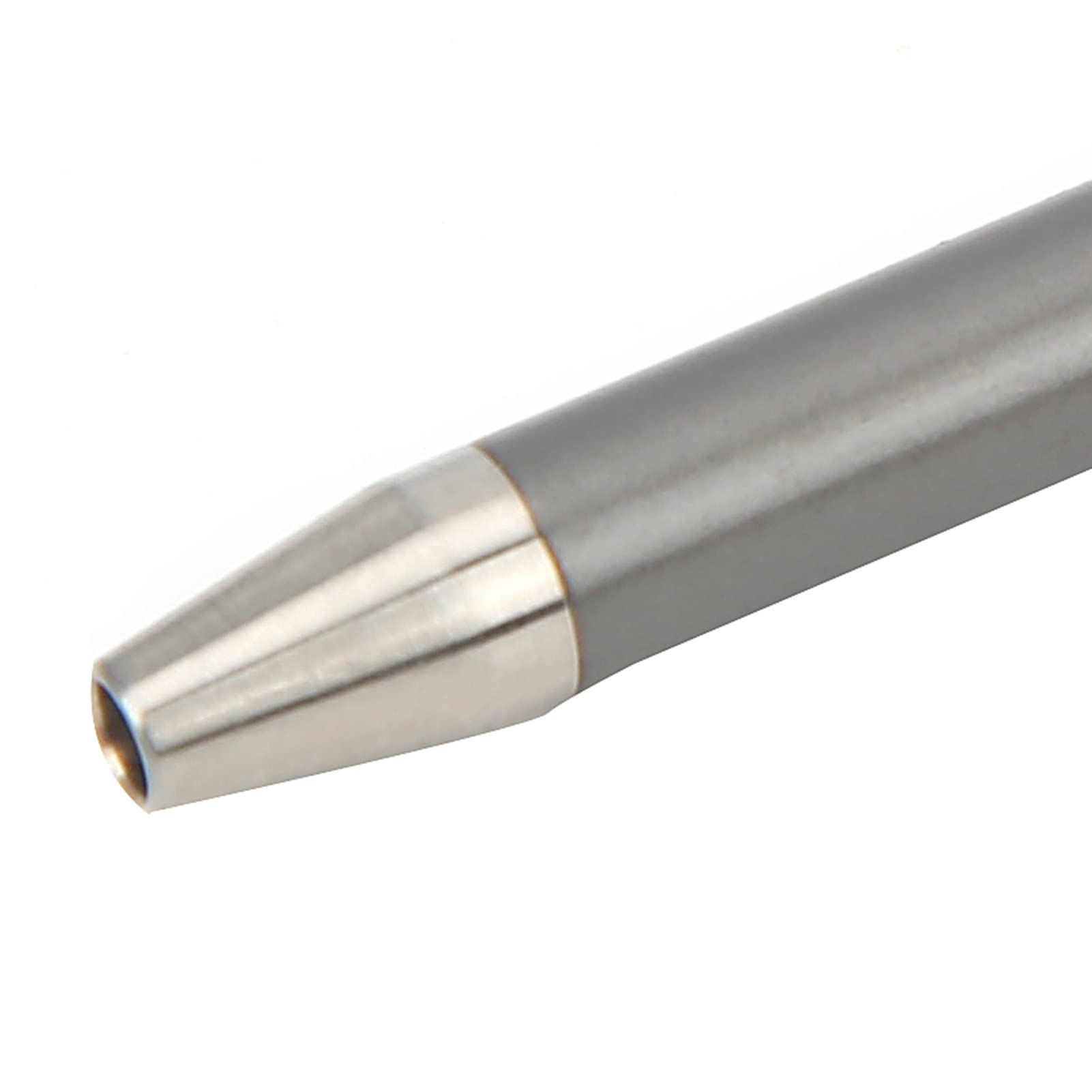 Hamans Bolt Action Pen - Penna a sfera in titanio con clip, dimensioni compatte, strumento EDC (grigio
