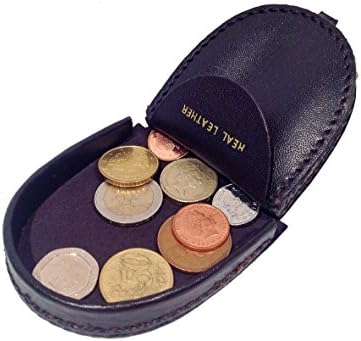 Real Leather Gents Coin Tray Purse Wallet - by THE OBJECT SHOP