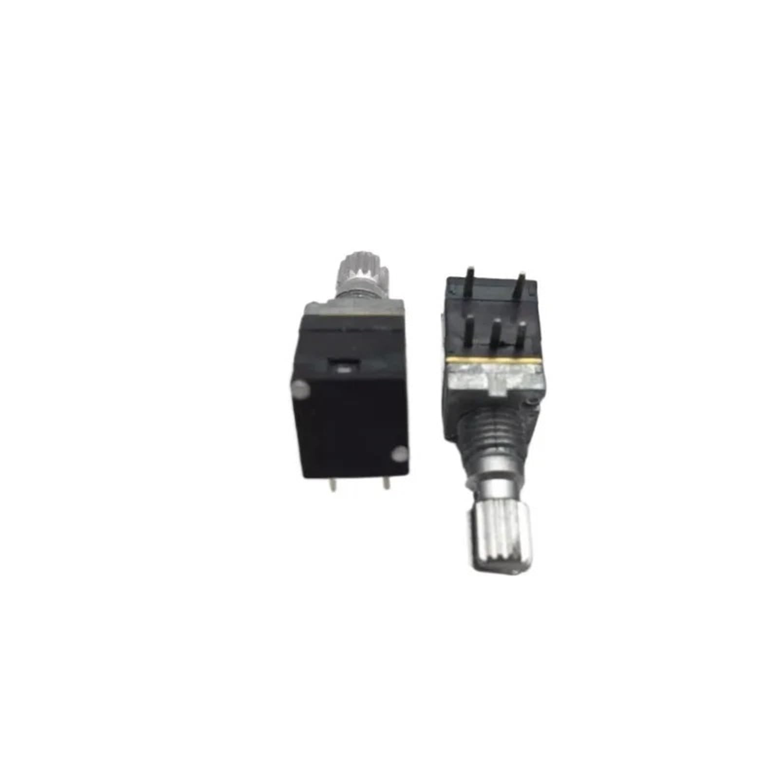 Potenciómetro único de 30 Uds con interruptor A50K longitud del eje 15MM dentado