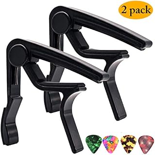 Capo Guitar Capo 2 Pack Capo Black kapo Clamp Acoustic Electric Guitar Capo