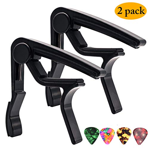 Capo Guitar Capo 2 Pack Capo Black kapo Clamp Acoustic Electric Guitar Capo