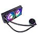 Cooler Master MasterLiquid PL240 FLUX Close-Loop AIO CPU Liquid Cooler, Gen2 ARGB Dual Loop Pump, 240mm Radiator, PL-Flux 120 PWM Fans, AMD Ryzen AM5/AM4, Intel LGA1700/1200 (MLY-D24M-A23PZ-R1)