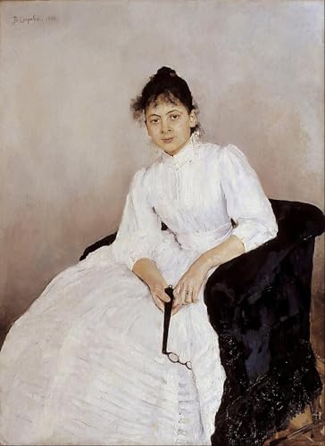 Affiche impression toile Maria Yakounchikova par Valentin Serov peinture murale salon 60x90