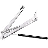 OrangeClub Automatischer Fensteröffner, Fensterheber Alu Zink, für Gewächshaus, Dachlüfter, Garten, 7,5 kg Hubkraft 45cm Öffnungshöhe stufenloser Öffnungswinkel Fensterheber Fenster (Doppelte Feder)