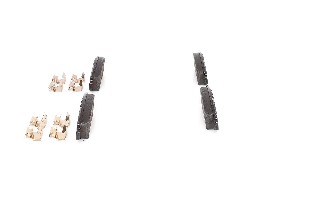 Bosch BP1020 - Pastillas de Freno para Coche Eje Trasero - 1 Juego de 4 Pastillas | Compatible con: CITROËN JUMPER II Bus, JUMPER II Kasten, JUMPER II plataforma/chasis, Fiat Ducato Bus, DUCATO Kasten